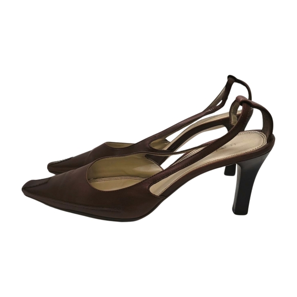 Unisa Women's Amuse Genuine Leather Pointy Toe Heels Size 9B - Picture 4 of 10